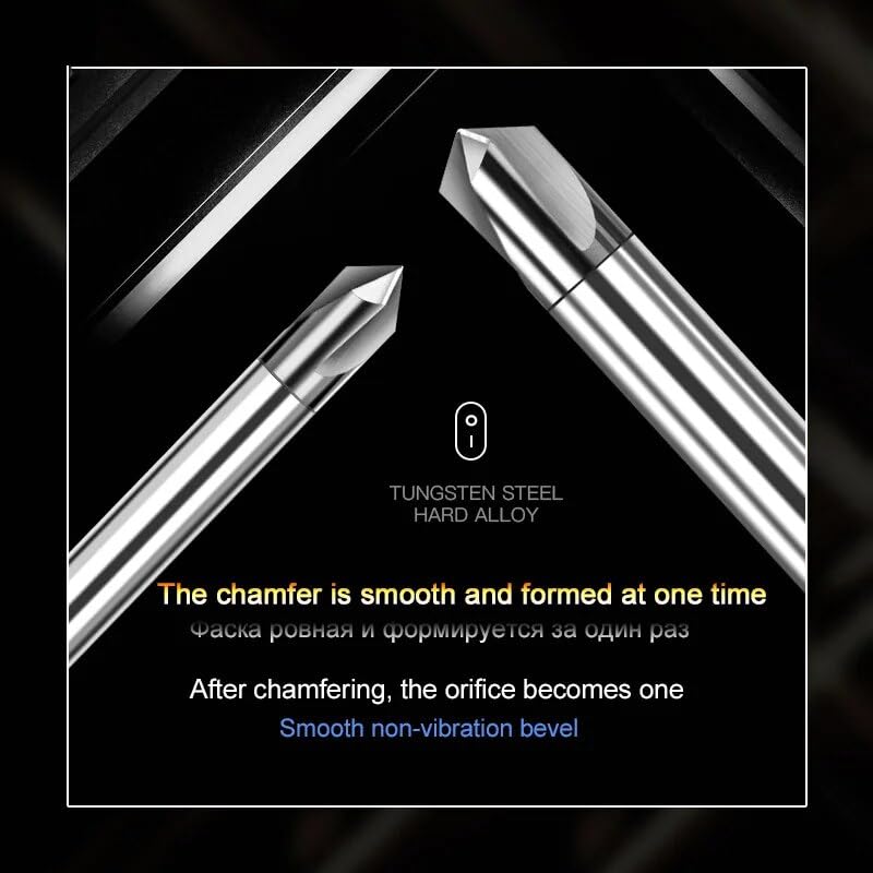 GatherTOOL Chamfer Milling Cutter Carbide Corner Countersink Chamfering End Mill Deburring Edges V Grove Router 60 90 120 Degree 2 3 Flutes (Size : 4XR60X50LX3F, Color : 1PC)