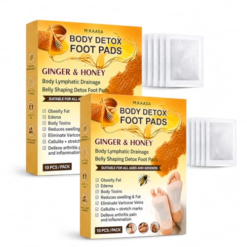Image of Foot Patches - Stress Relief Detox Patch with Ginger, Lymphatic Drainage And Toxin Cleansing Pads - Deep Sleep Support Foot Pads for Men And Women (Pack of 2)