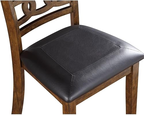 Miniatura 4 de New Classic Furniture Sillas de comedor Gia, juego de 2, color marrón Marrón,Ebany,Gris,Cereza