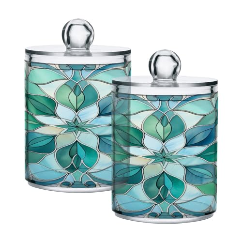 senya Clear Plastic Jars Cotton Swabs Ca…