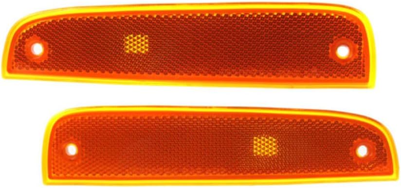 For Jeep Cherokee Side Marker Light Assembly Unit 1997 98 99 00 2001 Driver and Passenger Side | Pair | CH2550118 + CH2551118