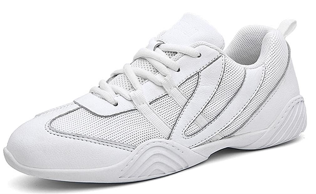 WUIWUIYUWomen's Girls' Lace-Up Athlete Training Cheerleading Sneakers Dance Shoes