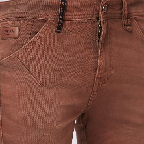 Image of Spykar Men's Rover Regular Fit Mid Rise Casual Jeans