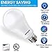 ENERGETIC SMARTER LIGHTING 150 Watt LED Light Bulb, Super Bright A21 Daylight 5000K, Non-Dimmable, 2300lm, High Lumen Light Bulbs, UL Listed, 2-Pack