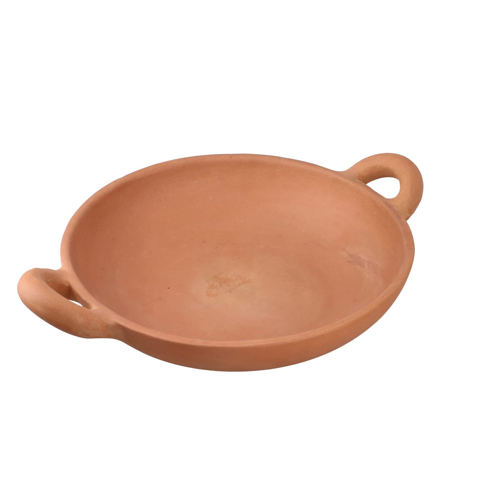 Handmade Terracotta Pan Durable, Easy To Clean, Eco - friendly, Light Weight, Long-Lasting Usage Terra Cotta terra-cotta Material Size 32x25x6 Cm