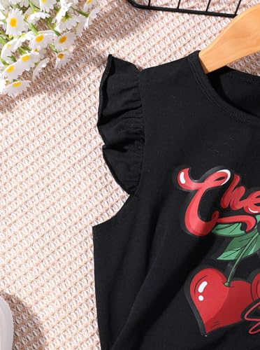 Girls' Graphic Tank Tops Kids Cute Summer Tops Casual Sleeveless Shirts4