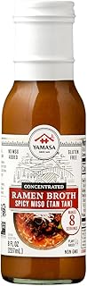 Yamasa Ramen Broth Spicy Miso, Concentrate, Serves 8, No MSG Added, 8 oz