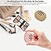 Fauxomor Makeup Sponge Holder,Double-sided 5-line Vented Silicone Beauty Make Up Blender Case for Travel,Shatterproof Make-Up Sponge Travel Case for All Sponges Reuse Easy Carry,Pink