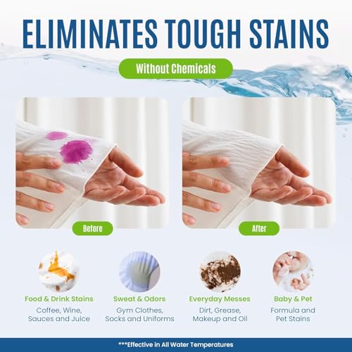 Image of Eco-Friendly 80 Loads Ultra Concentrated Laundry Detergent Sheets | Travel Friendly Stain-Fighting Enzymes & Plant Powered, Washer Sheets, Space Saving, for Hot /Cold Cycles - Pack of 2