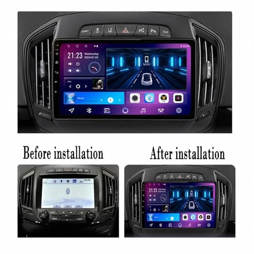 Estéreo de automóvil con 4 nuclear para solucionar la navegación lenta en Buick Regal 2