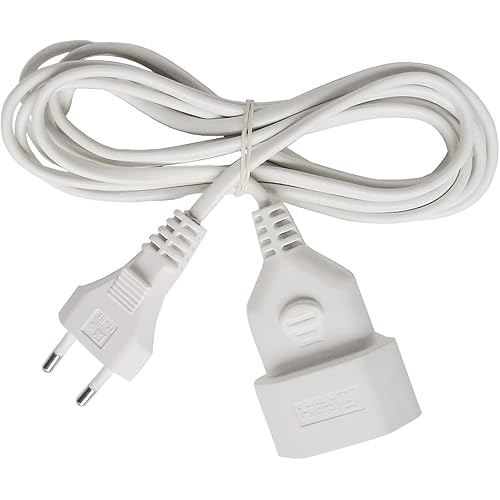 Brennenstuhl H03VVH2-F White 3 m Plastic Extension Cable 3m, 1161660 (Plastic Extension Cable 3m White)