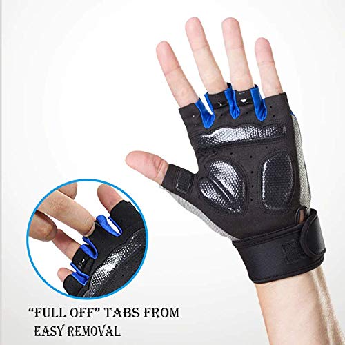 Image of serveuttam Leosportz Gym Gloves Fitness Gloves Silicone Antislip Breathable Weight Lifting Sports Training Gloves Lengthened Bandage Dumbbell