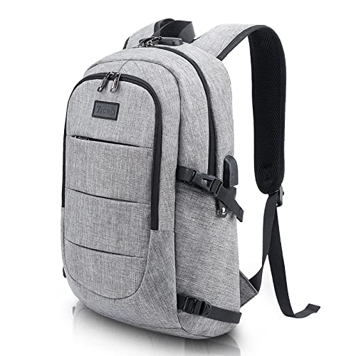 Laptop Backpack Water Resistant Anti-Theft Travel Bag with USB Charging Port and Lock 14/15.6 Inch Computer Business Backpacks for Women Men College School Student Gift,Bookbag Casual Hiking Daypack