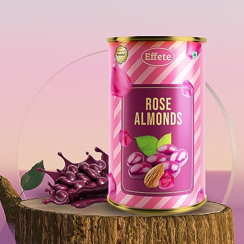 Image of Effete Chocolate Rose Almonds, Premium Chocolate, chocolates gift pack, chocolate box, chocolates gift hemper, Assorted Dryfruits chocolates packet, Almonds Chocolate