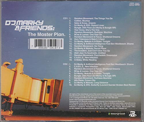 Dj Marky & Friends - Cd The Master Plan - 2007 - Duplo