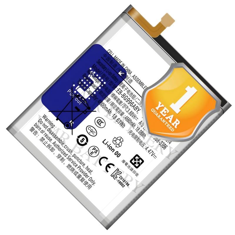 Image of Original EB-BG996ABY Battery Compatible for Samsung Galaxy S21+ 5G (SM-G9960, SM-G996B, SM-G996B /DS) - (4800mAh) - 1 Year Warranty K7