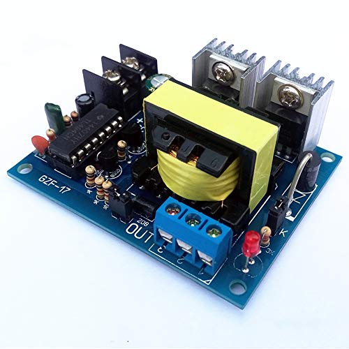 Taidacent 12V/24V to 0-110-220V Boost Circuit Board Micro Inverter DC12V AC220 Inverter 100W DC to High Frequency AC Converter (DC12V)