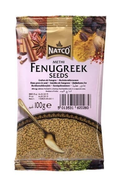 Natco Methi Seeds ( Fenugreek Seeds ) 100g