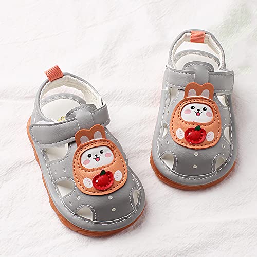 Betadog Infant Squeaky Sandals Toddler Boys Girls Squeaky Sandals Closed-Toe Anti-Slip Rubber Sole First Walking Shoes4