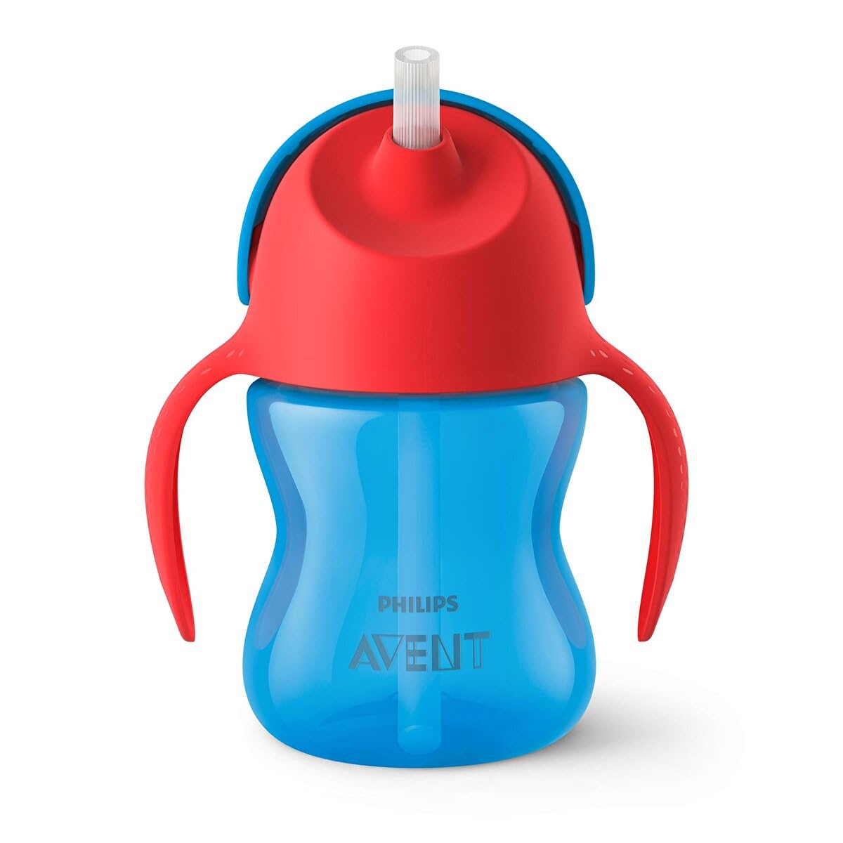 Philips Avent Bendy Straw Cup with Handle, 12m+, Boy/Girl, Assorted Color, 200 ml, SCF798/00