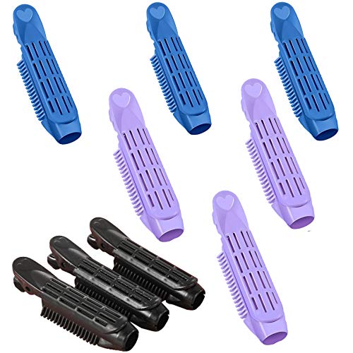 Self Grip Volumizing Hair Root Clip for Women 9 Pcs, DIY Natural Fluffy Clamps Hair Curlers Rollers Clips Styling Tool