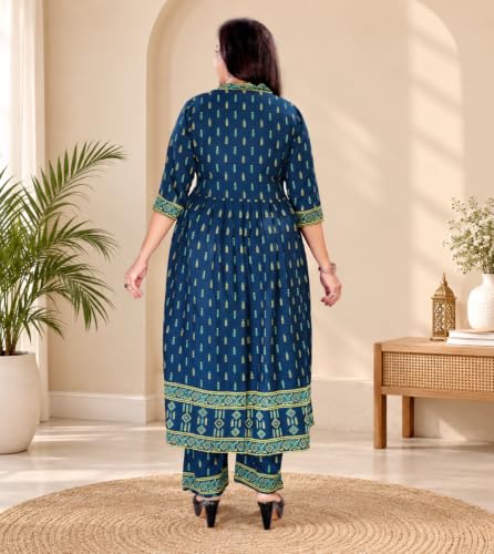 Image of Momenta Women's Pure Cotton Maternity Kurta Set | Feeding Kurti with Concealed Zippers | Maternity Dress for Pre & Post Pregnancy