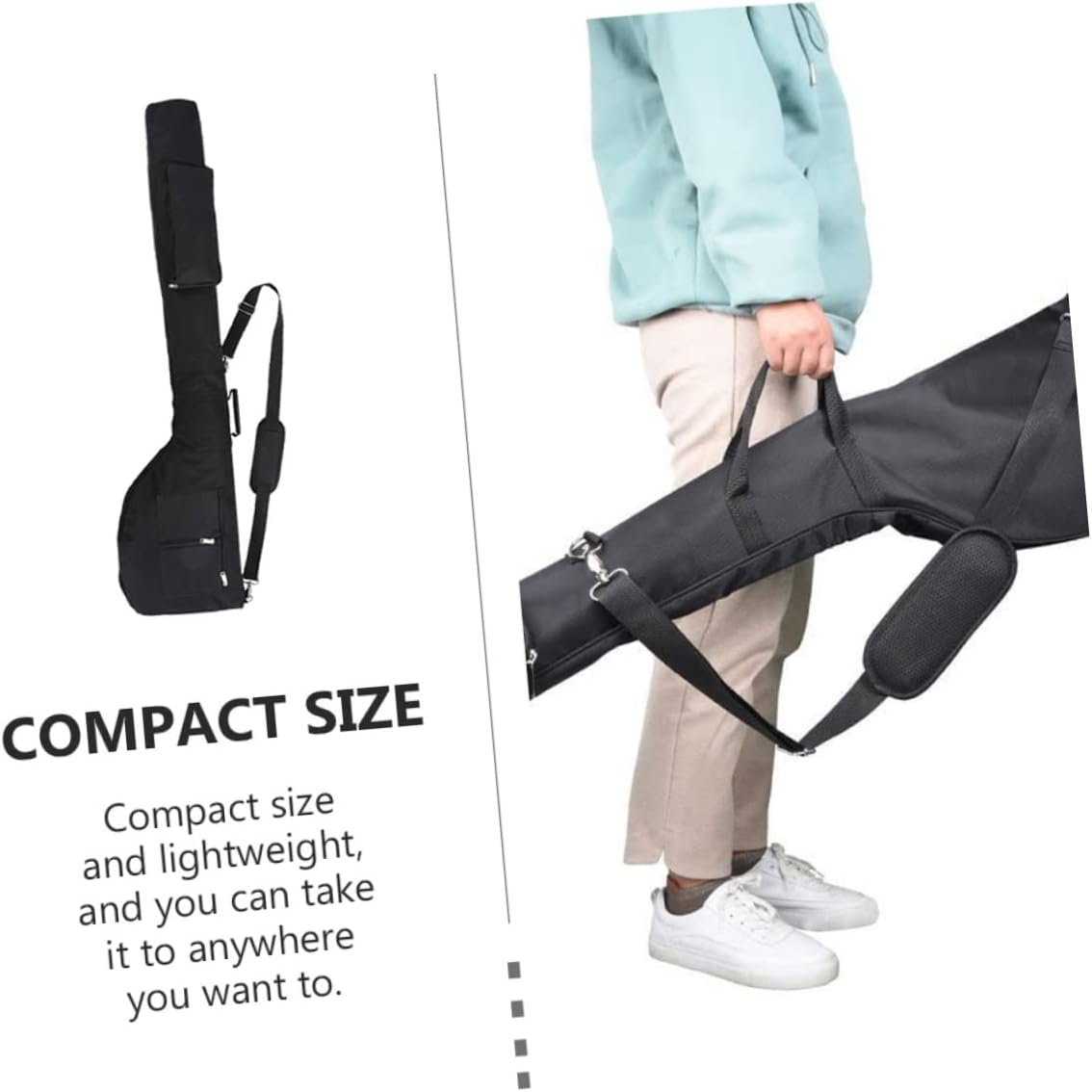 GALPADA Lightweight Reusable Golf Club Bag Multi-use Shoulder Carrier for Golf Travel Wear-Resistant Design with Compact for Convenient Storage and Easy Transport
