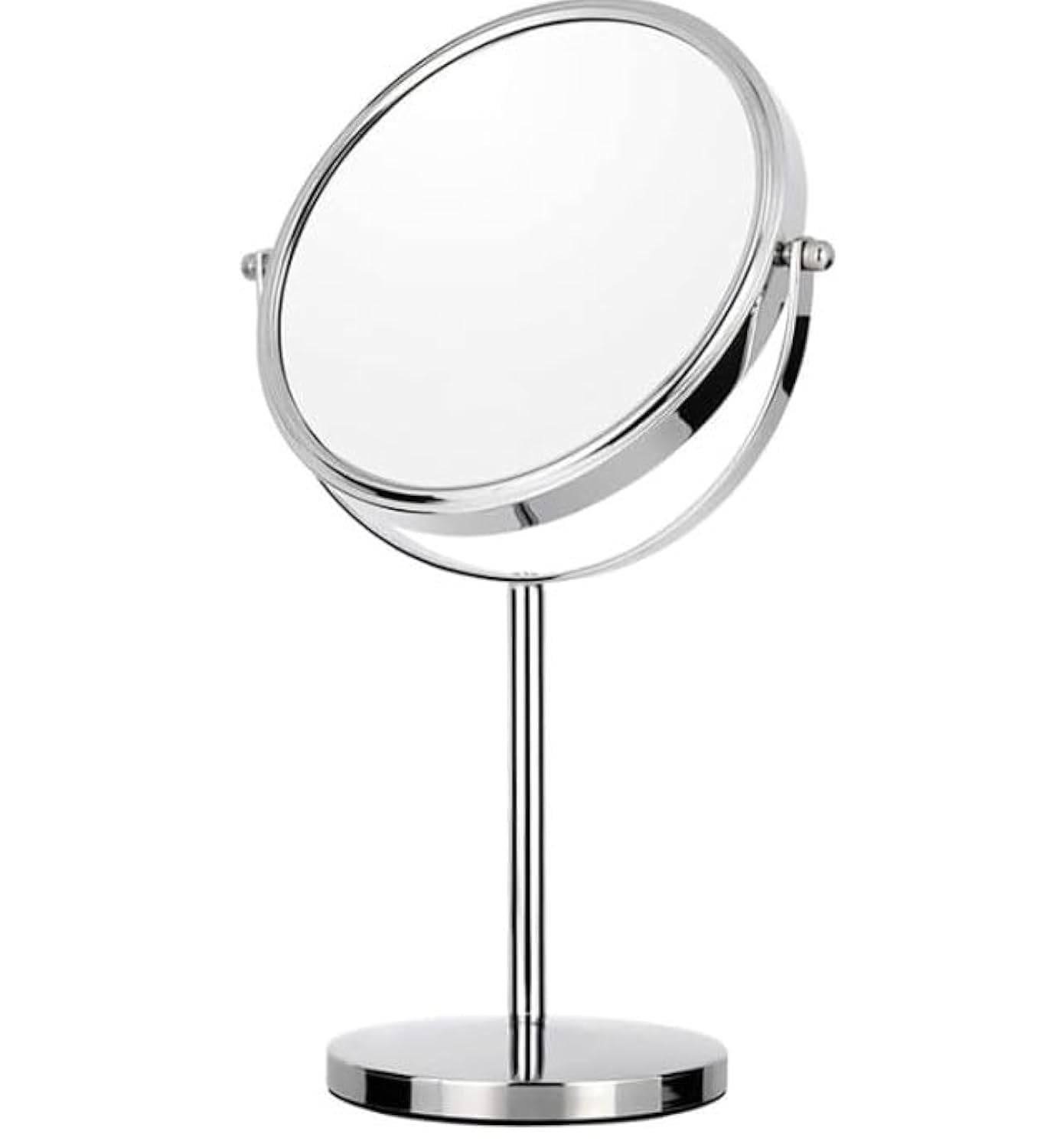 CAZADORA Luksyol Rechargeable Travel Makeup Vanity Mirror- Portable Lighted Beauty Mirror, Cosmetic Mirror - Your Smart Beauty Companion for Makeup (Round L)