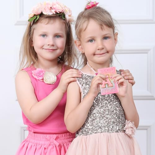 Leyeve Kids Wallets for Girls Teen,Cheap RFID Trifold wallet for 4-6-8-10-12-14-16Ages, Play Toddler Wallet for kids with Initials Zipper Coin Pocket,TriFold Childrens Wallet Novelty Birthday Gift-A4