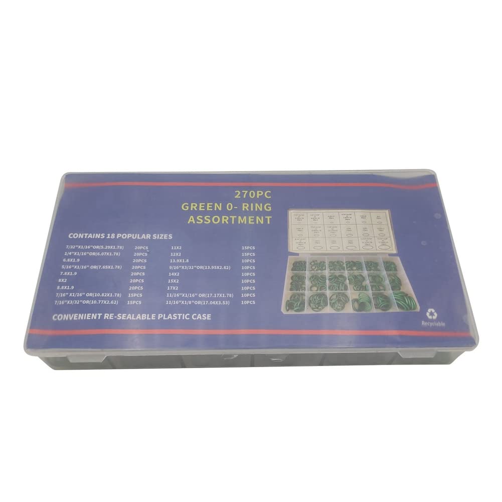 Joints Toriques D'étanchéité 279Pcs/kit Joint D'étanchéité O-Ring En Caoutchouc Kit D'Assortiment 18 Joint Pour Robinet