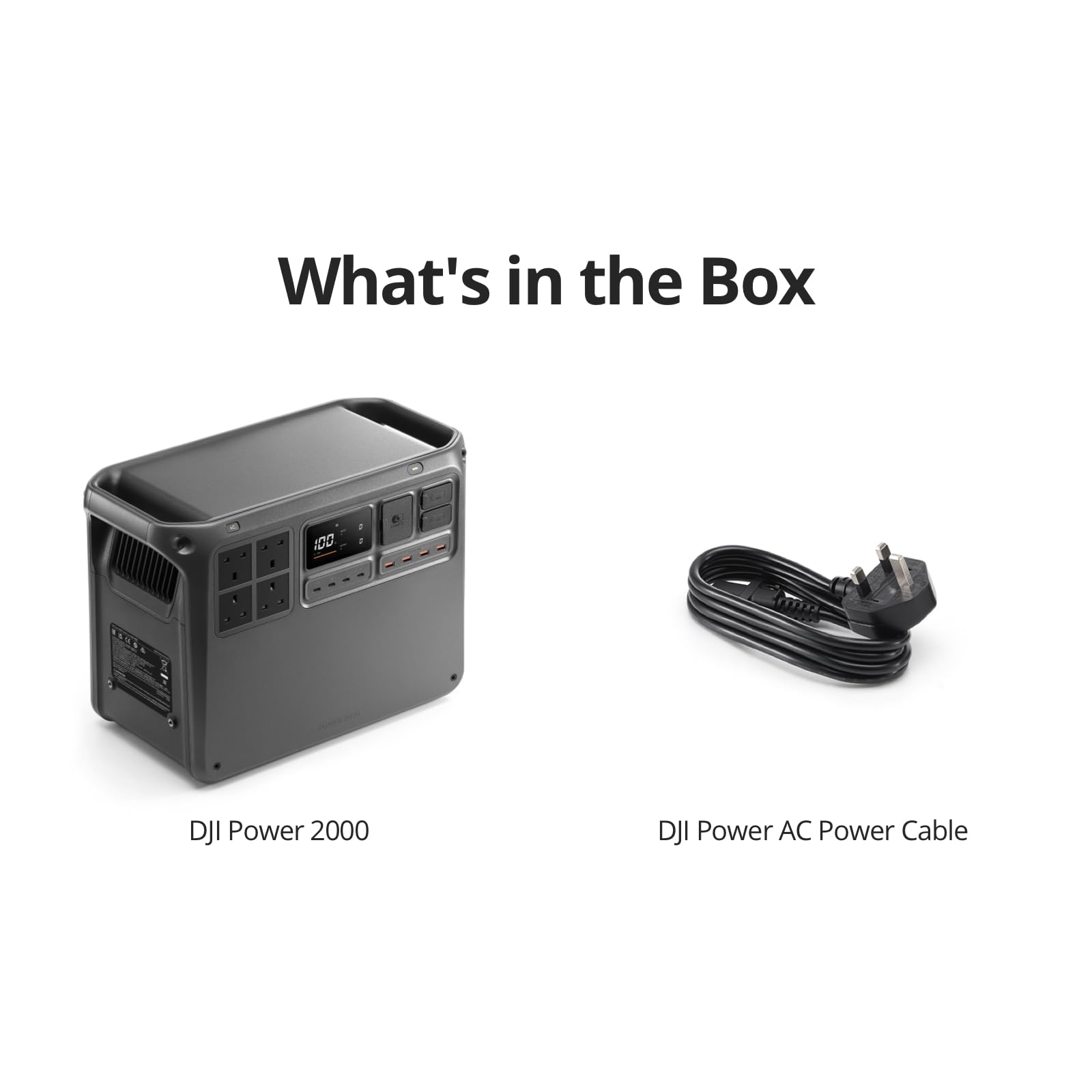 DJI Power 2000 Portable Power Station, 2048Wh LFP Battery, Compact Size, 3000W Stable Output, 0-80% Recharge in 45 Mins, Electric Generator for Home, Camping & RVs, Off-Grid — view 11