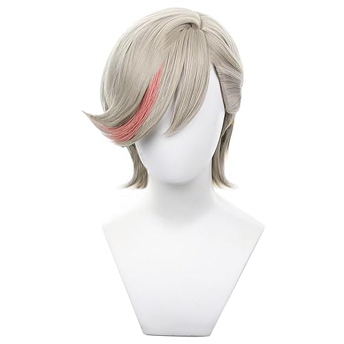 Miniatura 9 de Peluca de anime para cosplay de Game Genshin Impact Aether Cosplay Pelucas con gorra de peluca