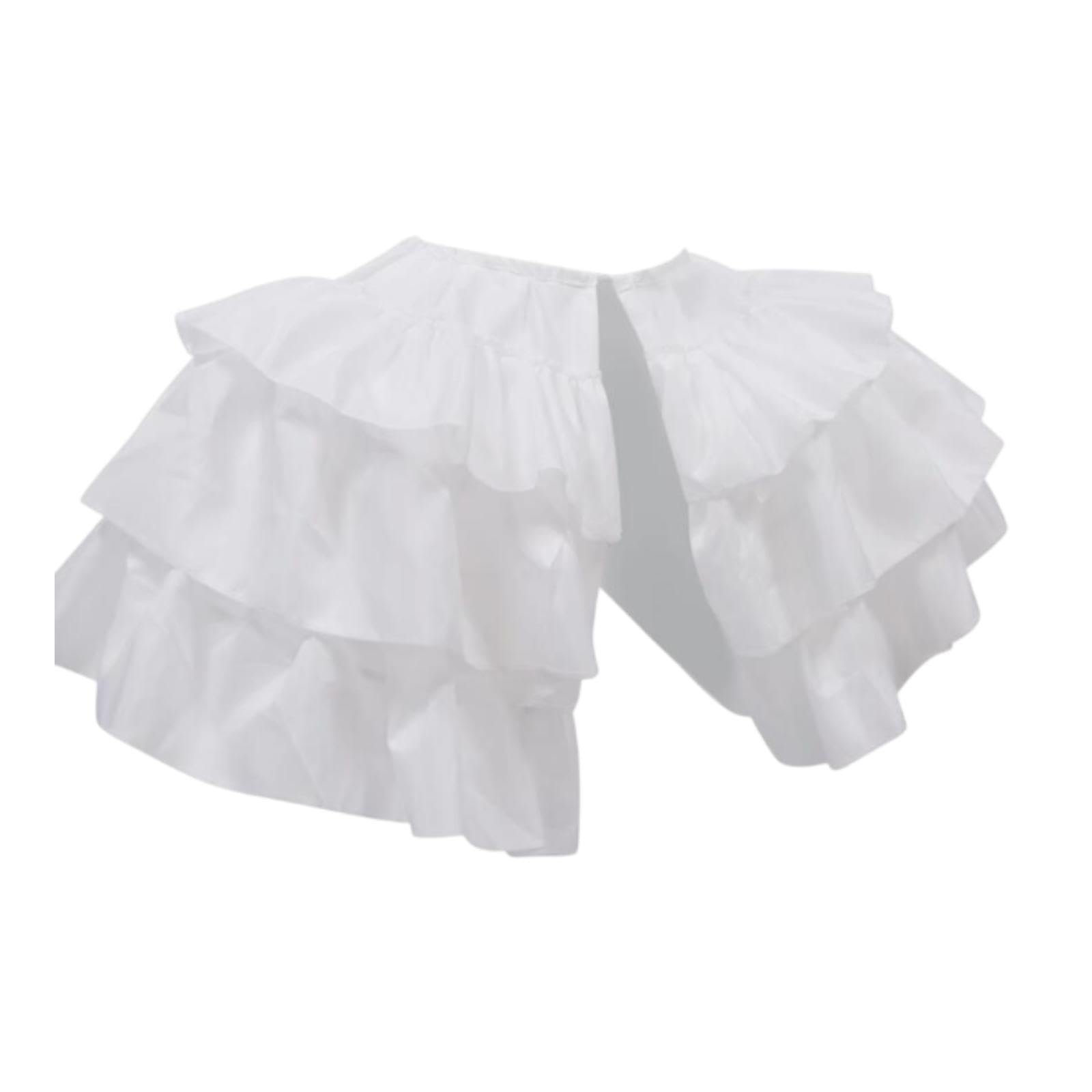 Baoblaze Sottogonna Decorativa in Crinolina a Doppio Lato per Donna, Sottogonna Bilaterale per Feste