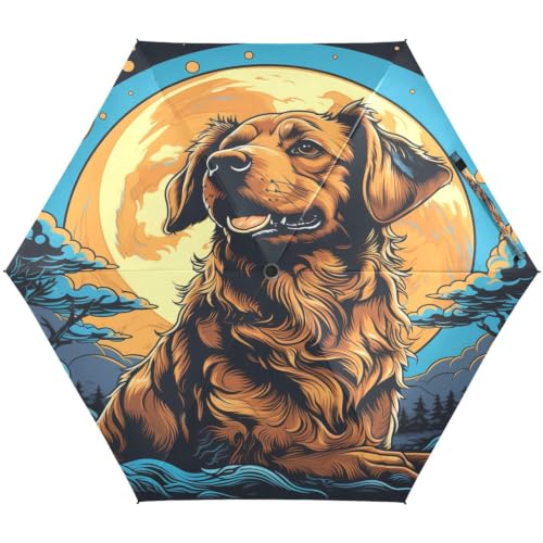Parapluie pliant Chien Fidèle avec protection UV pour voyage