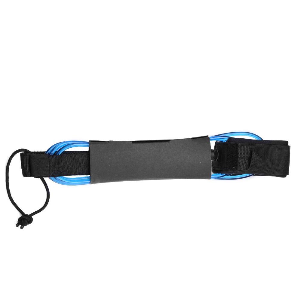 Keenso Men's Transparent Blue 6Ft 5.5Mm Surfboard Leash, Leg Rope Ankle Surfboard Leash(Transparent Blue) Other Extreme Sports Products Leash Surf