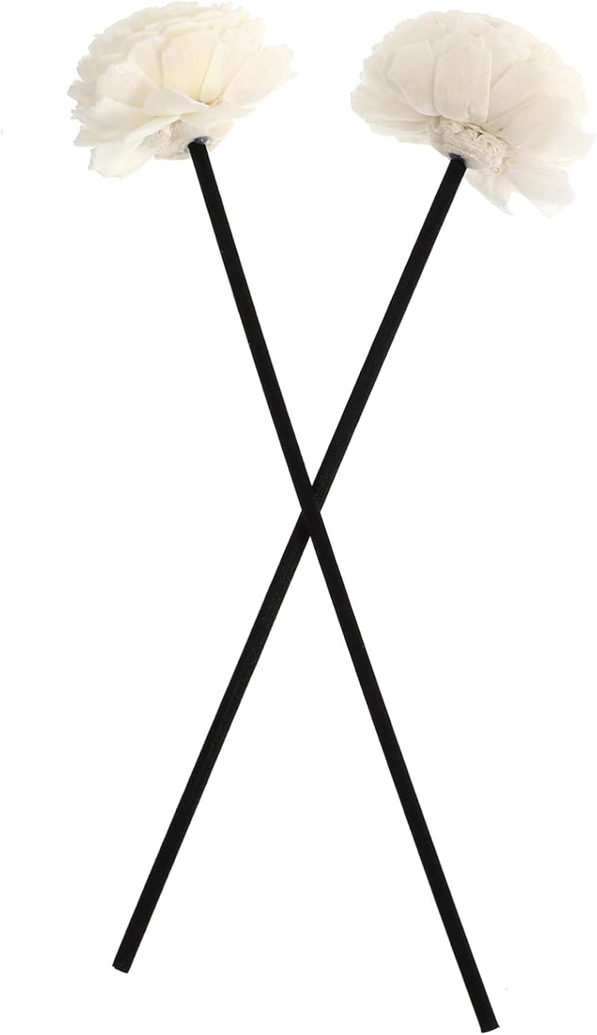 2Pcs Aroma Volatile Sticks Chrysanthemum Design Essential Oil Diffuser Sticks for Home Fragrance Aroma Accessories for Room Decoration and Relaxation