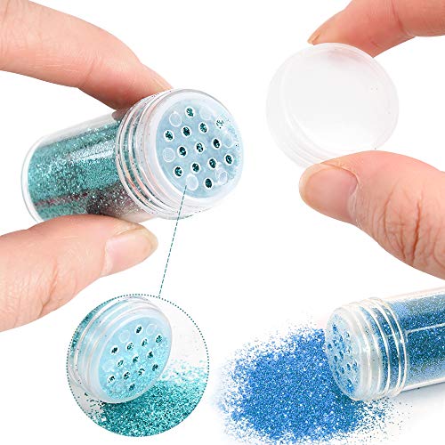 Extra Fine Glitter, Set Of 24 Colors Body Cosmetic Glitter, Nail Arts Face Hair Eye Lip Gloss Makeup Glitter, Slime,Tumbler And Epoxy Resin Crafts Loose Glitter Powder Shaker #TOP3