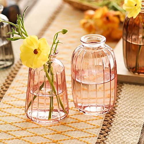 Vase décoratif design transparent pour centre de table mariage champêtre chic - 3