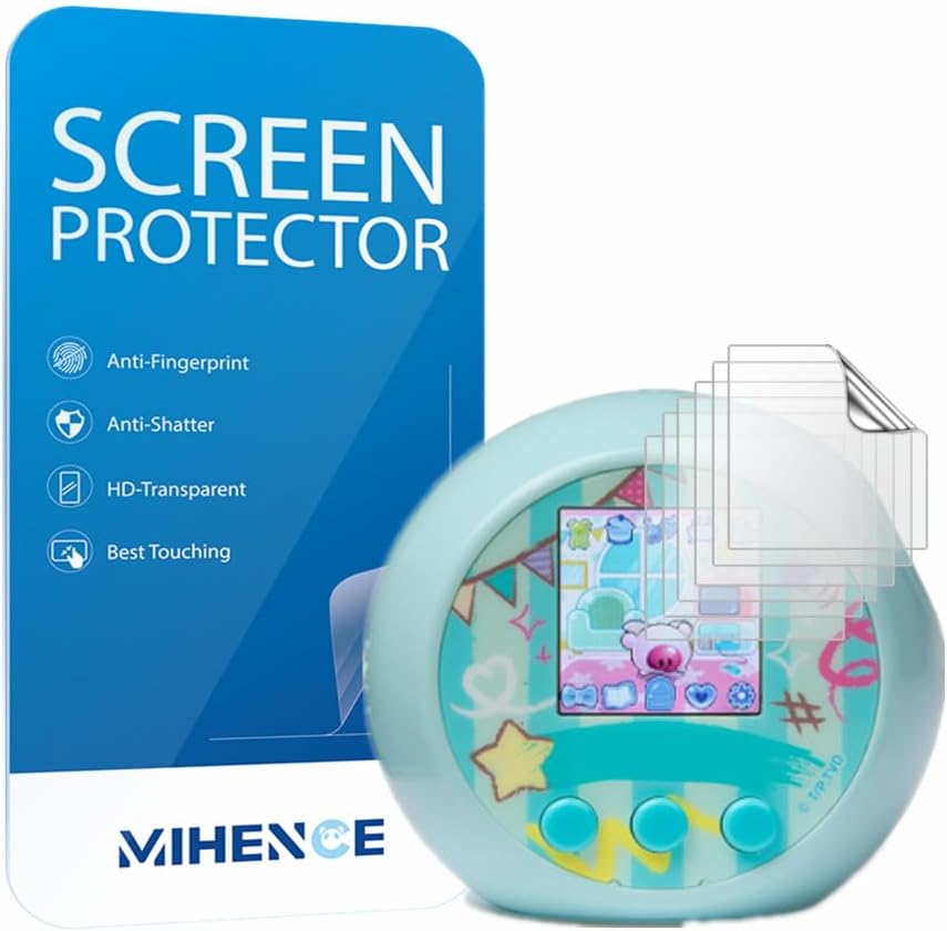 Screen Protector Compatible for ​​Punirunes Interactive Digital Toy, PET HD Protective Film (6 PCS)