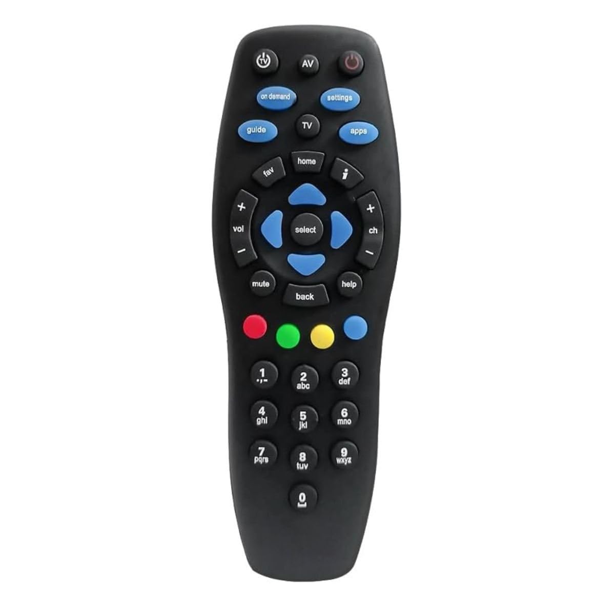 Voltonix Remote Control Compatible with Tata Sky/Tata Play Set Top Box – Suitable for HD & SD Setup Boxes | Non-Voice Replacement Remote | Match Buttons with Existing Controller Before Order