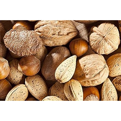 Mixed Nuts in Shell 1kg (Contains Walnut, Hazelnuts, Pecan Nuts, Almonds) Cover