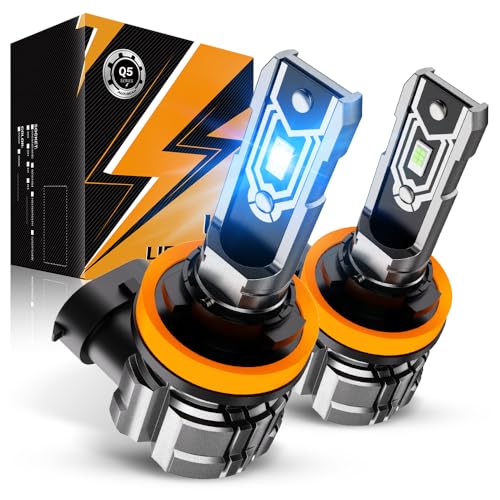 Image of Auxbeam Q5 Series H11 H8 H9 Fog Lights Ice Blue Offroad Lights 10000LM | 400% brightness, quick installation, all in one design, fanless, quiet, plug and play, 8000k ice blue