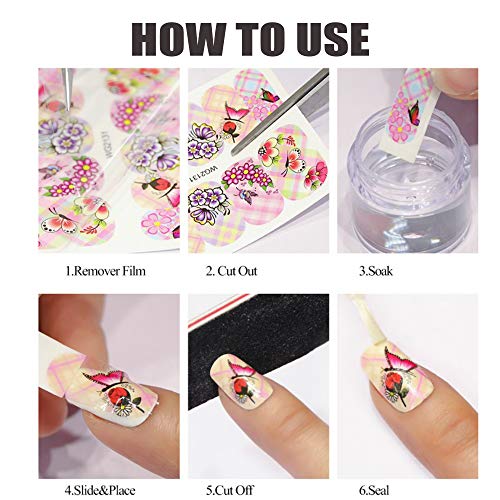 XUBX Adesivi per unghie, Adesivi Unghie