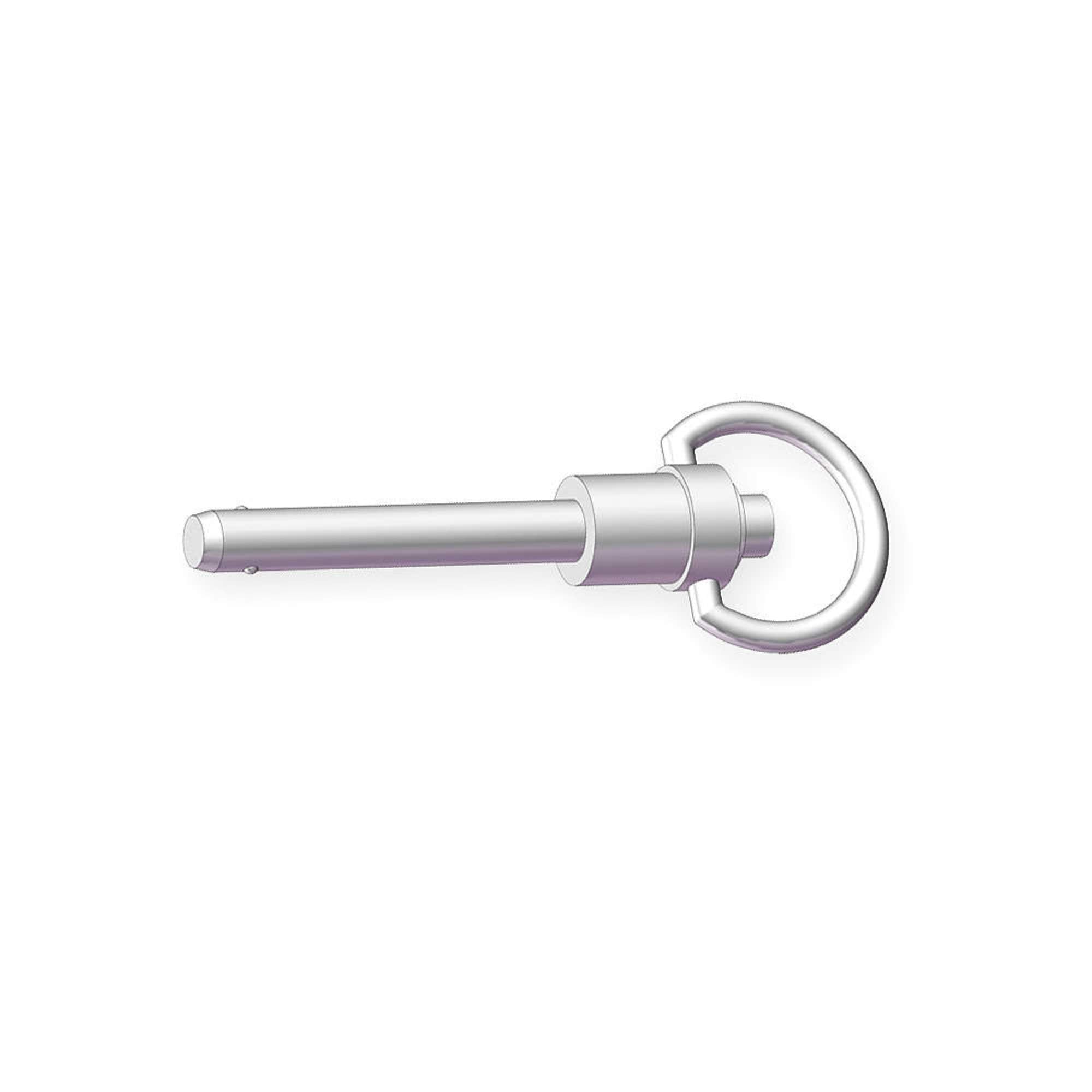 Lock Pin, Ring, 2 in, 1/2