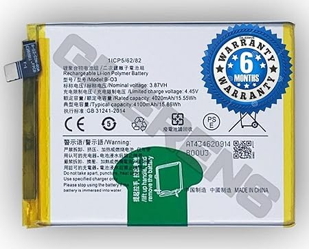 Image of Original B-03 Battery for VIVO Y73S Battery with 6 Month Warranty****(H95)