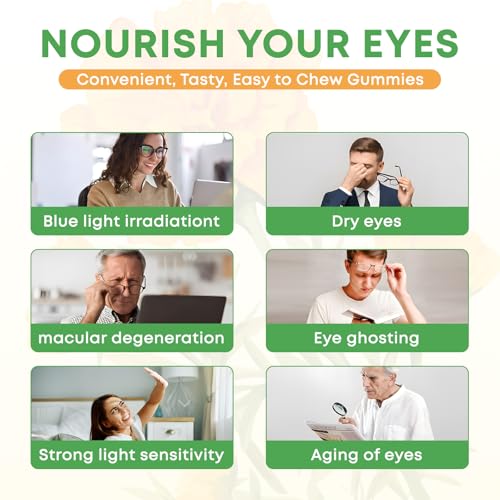 2 Pack Lutein Gummies 25mg, Sugar Free Lutein Zeaxanthin Supplements Gummies, Eye Health Supplement for Adults, Eye Vitamins Lutein for Vision and Blue Light Protection, Mango Flavor, 120 Count