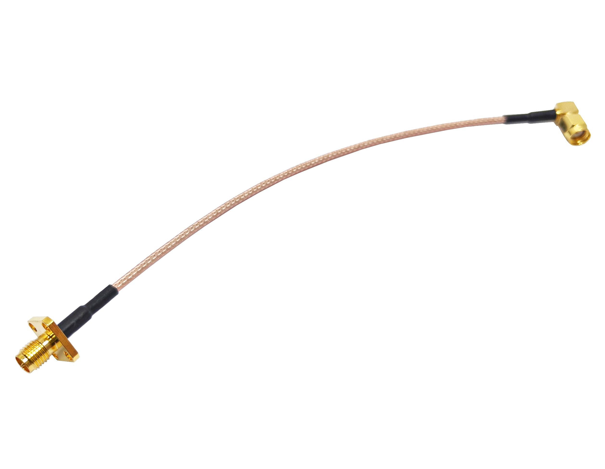 2 cables de extensión coaxial RG316 para redes inalámbricas y videovigilancia (2 pies)