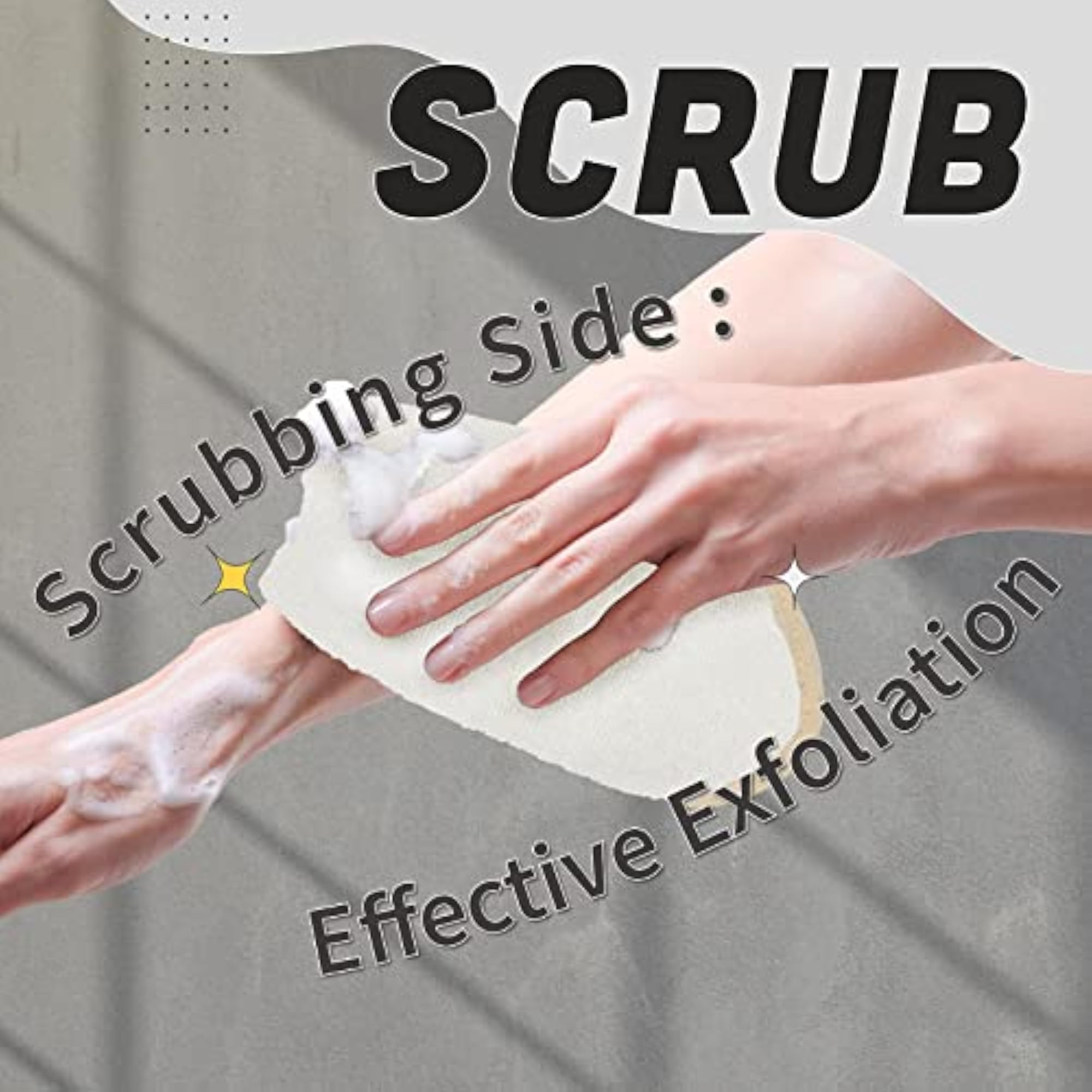 Premium Dual-Textured Exfoliating Washcloth