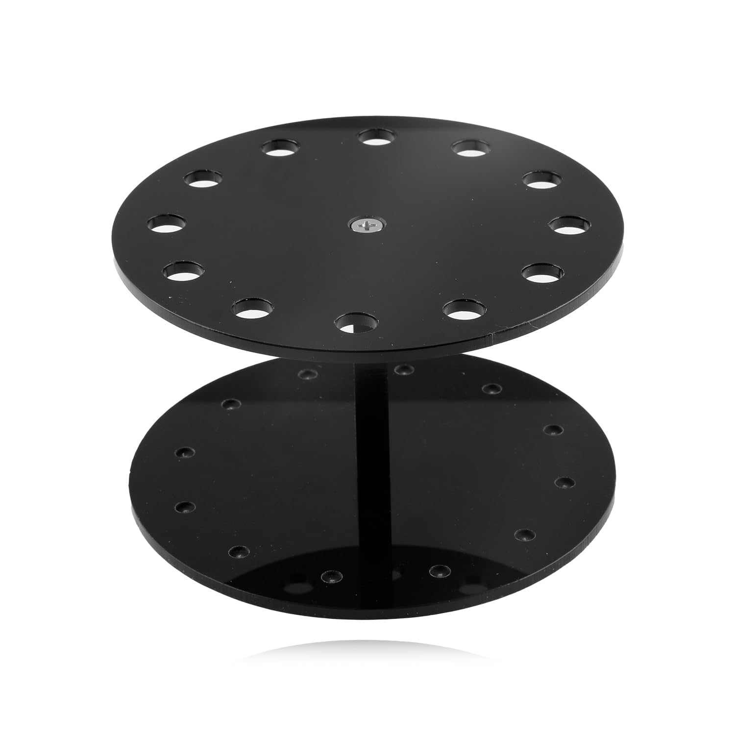 Support de fléchettes en acrylique noir stable pour rangement de 12 pièces en salle de jeux