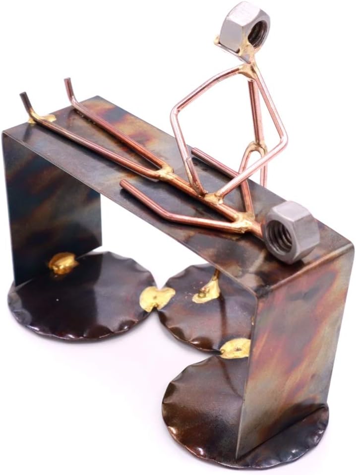 Rock Creek Metal Craft Surgeon - Handmade Metal Figurine - Hand Welded Metal Art and Recycled Metal Sculptures - Unique Desk Accessories, Medical Office Decor, & Doctor Gift - Made in The USA